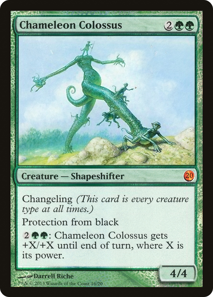 Chameleon Colossus (016) Foil - From the Vault: Twenty