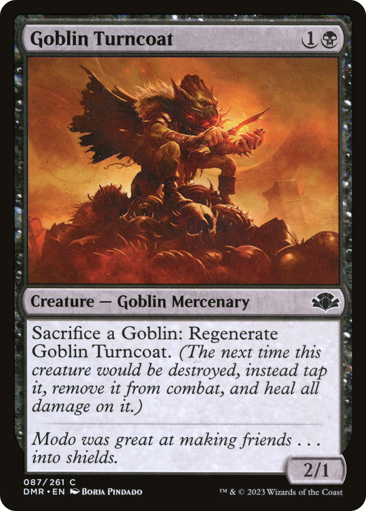 Goblin Turncoat (087) Foil - Dominaria Remastered