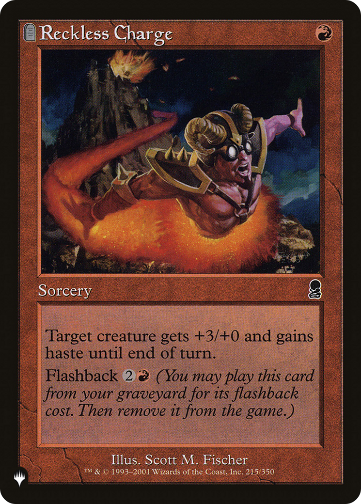 Reckless Charge (Retro) (ODY-215) - The List