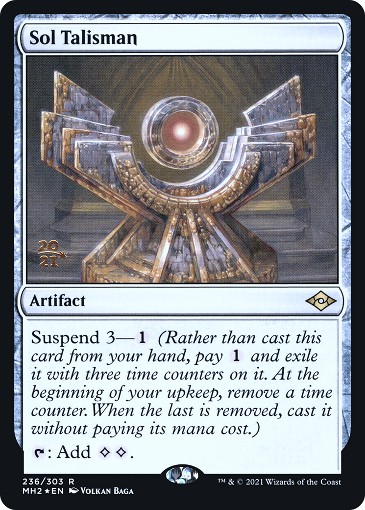Sol Talisman (236) Foil - Modern Horizons 2 Promos