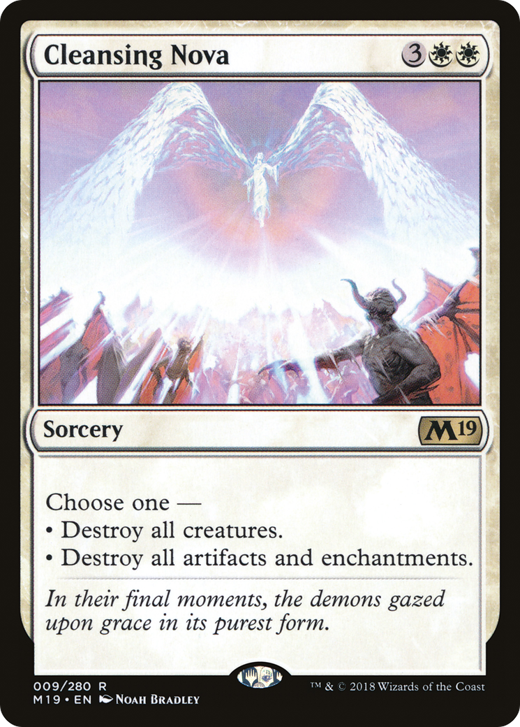 Cleansing Nova (009) Foil - Core Set 2019