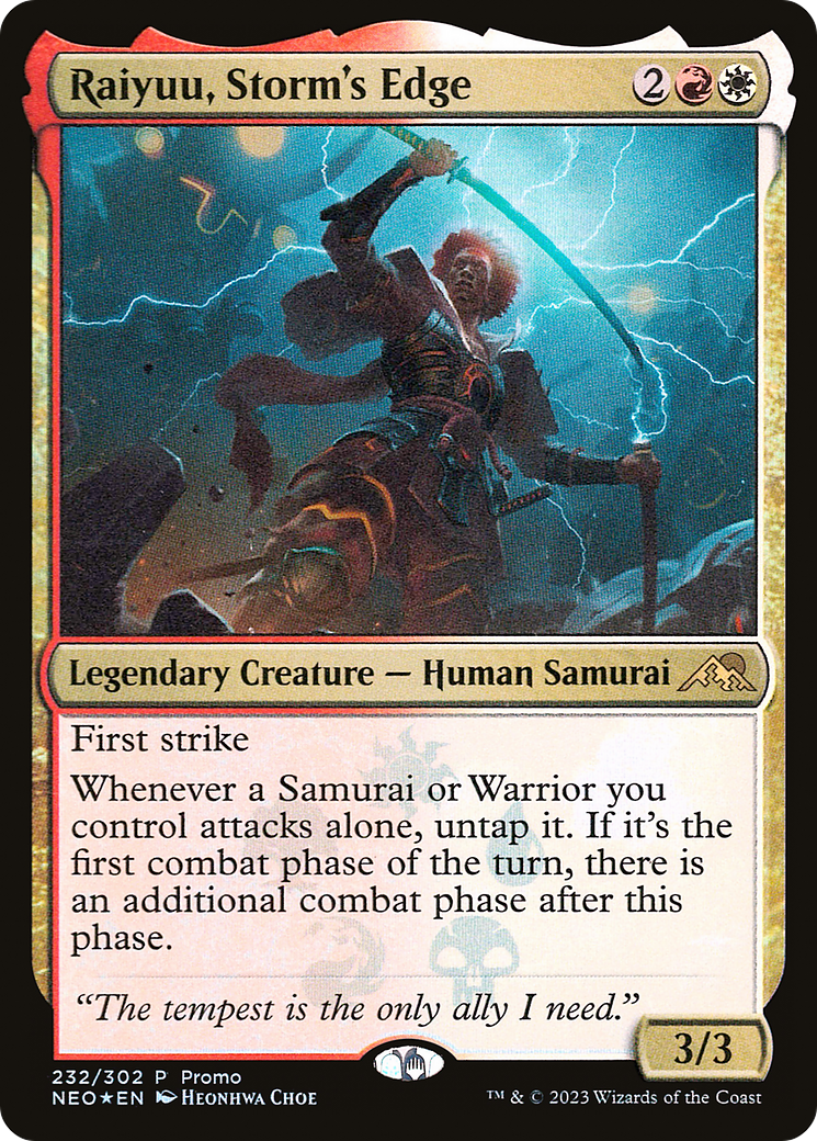 Raiyuu, Storm's Edge (232★) Foil - Kamigawa: Neon Dynasty Promos