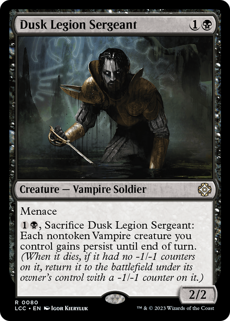 Dusk Legion Sergeant (080) - The Lost Caverns of Ixalan Commander