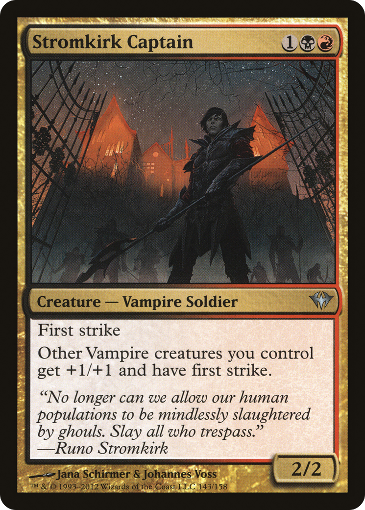 Stromkirk Captain (143) Foil - Dark Ascension
