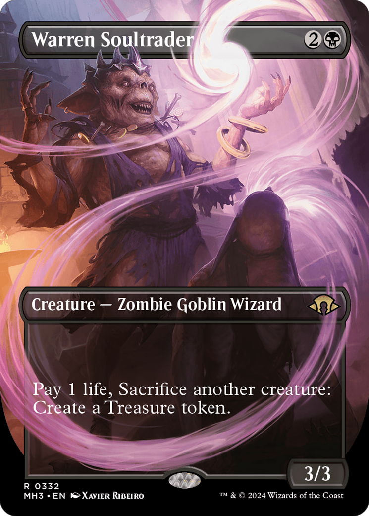 Warren Soultrader (Borderless) (332) Foil - Modern Horizons 3