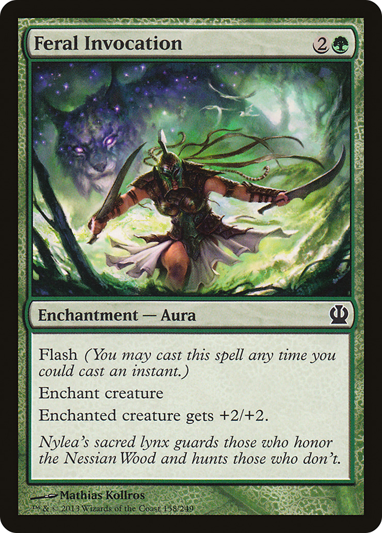 Feral Invocation (158) Foil - Theros