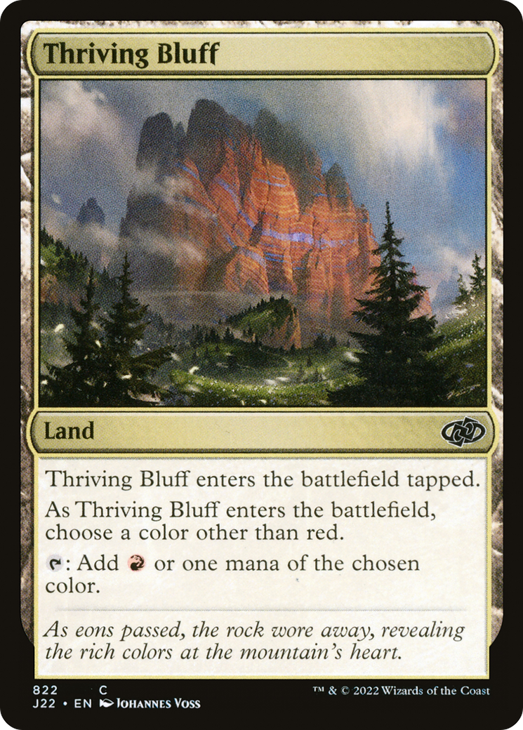 Thriving Bluff (822) - Jumpstart 2022