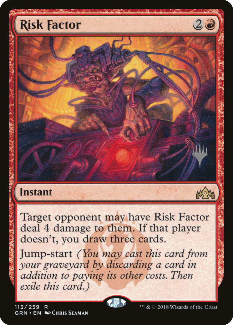 Risk Factor (113) Foil - Guilds of Ravnica Promos