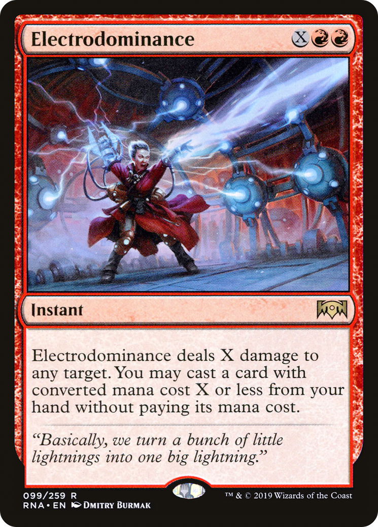 Electrodominance (099) Foil - Ravnica Allegiance