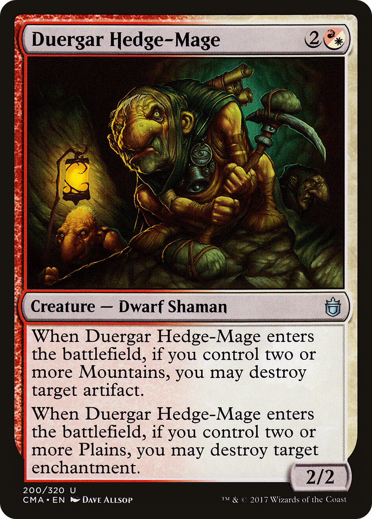 Duergar Hedge-Mage (200) - Commander Anthology