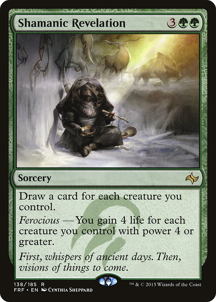 Shamanic Revelation (138) Foil - Fate Reforged