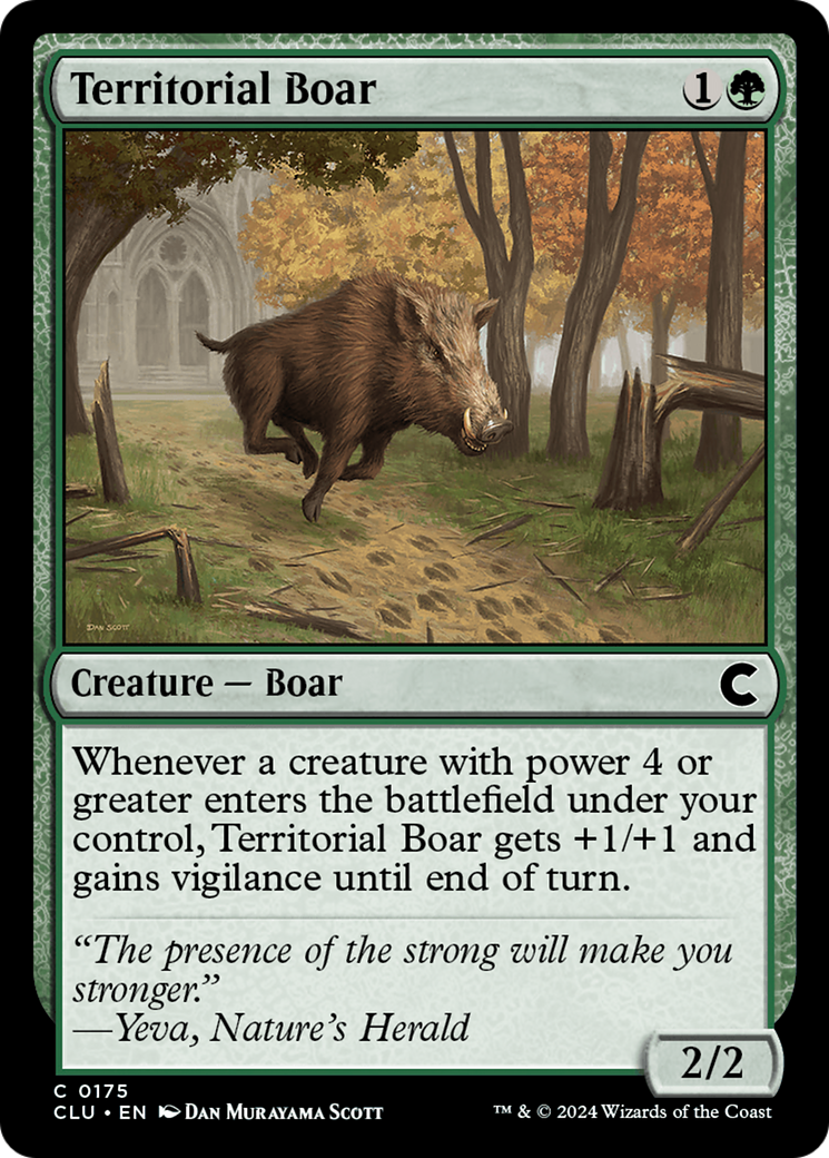 Territorial Boar (175) - Ravnica: Clue Edition