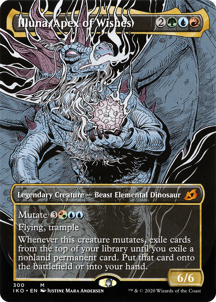 Illuna, Apex of Wishes (Showcase) (300) Foil - Ikoria: Lair of Behemoths