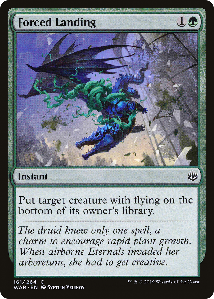 Forced Landing (161) Foil - War of the Spark