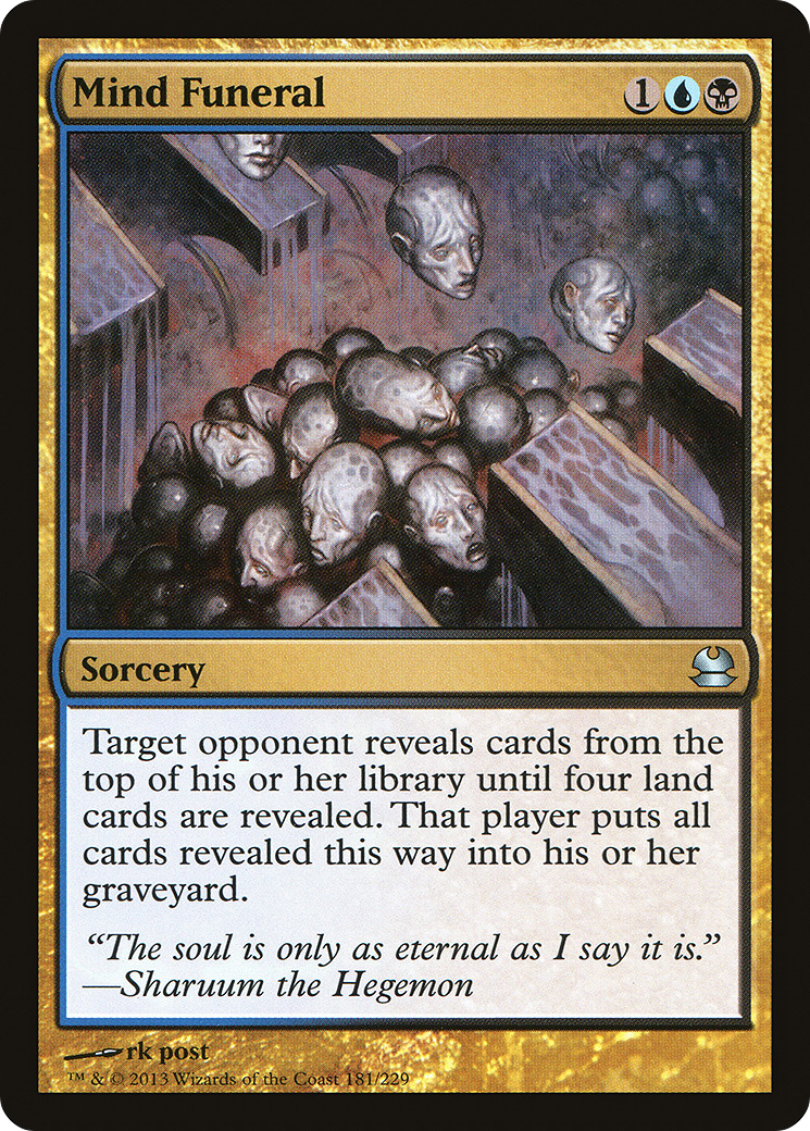 Mind Funeral (181) - Modern Masters