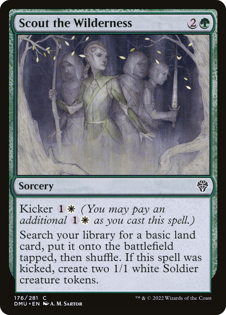 Scout the Wilderness (176) - Dominaria United