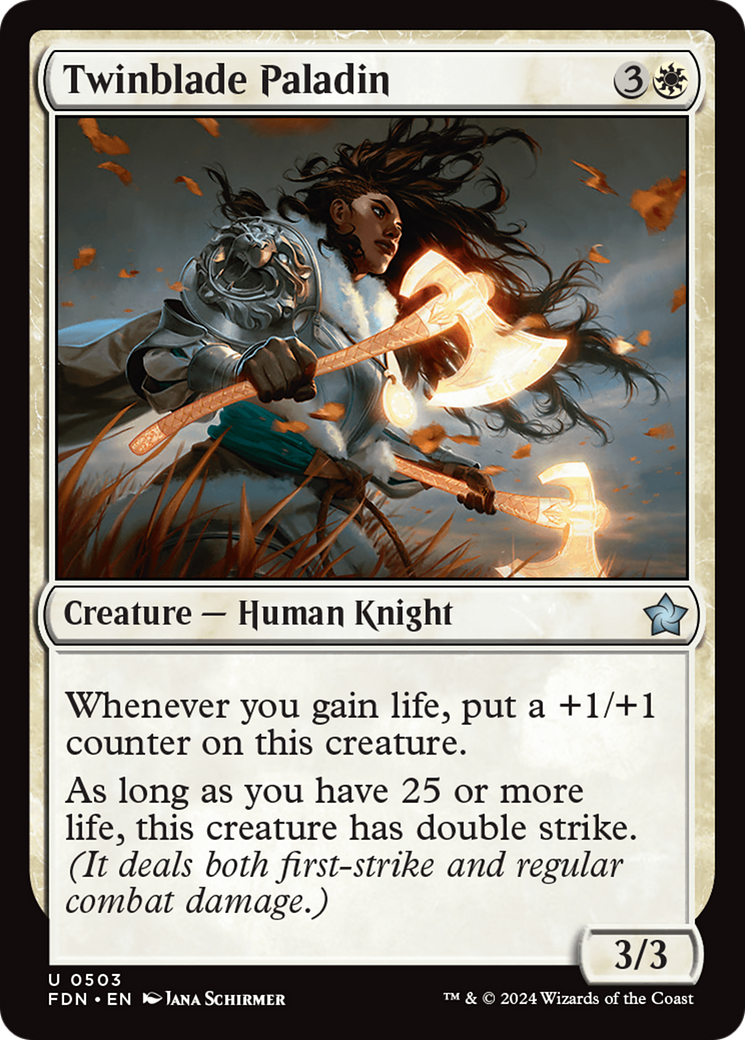Twinblade Paladin (503) - Foundations
