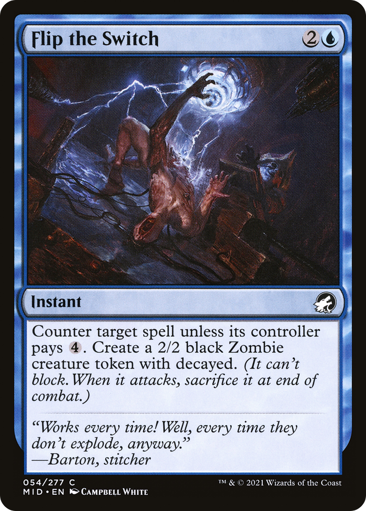 Flip the Switch (054) Foil - Innistrad: Midnight Hunt