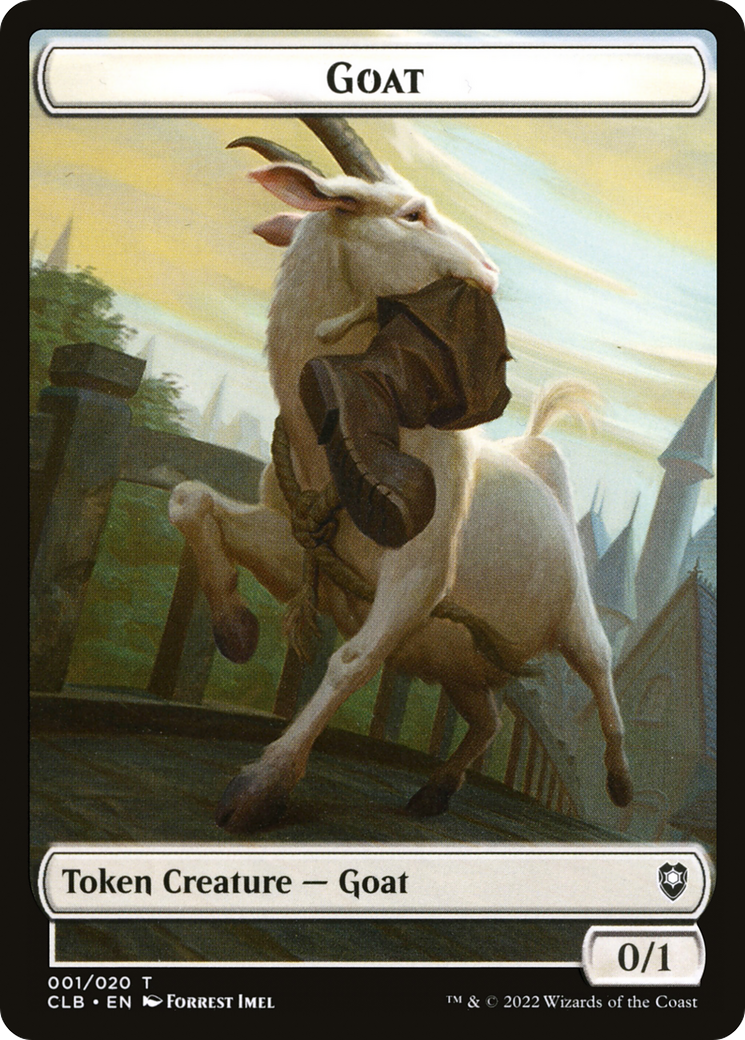 Goat Token (001) - Battle for Baldur's Gate Tokens