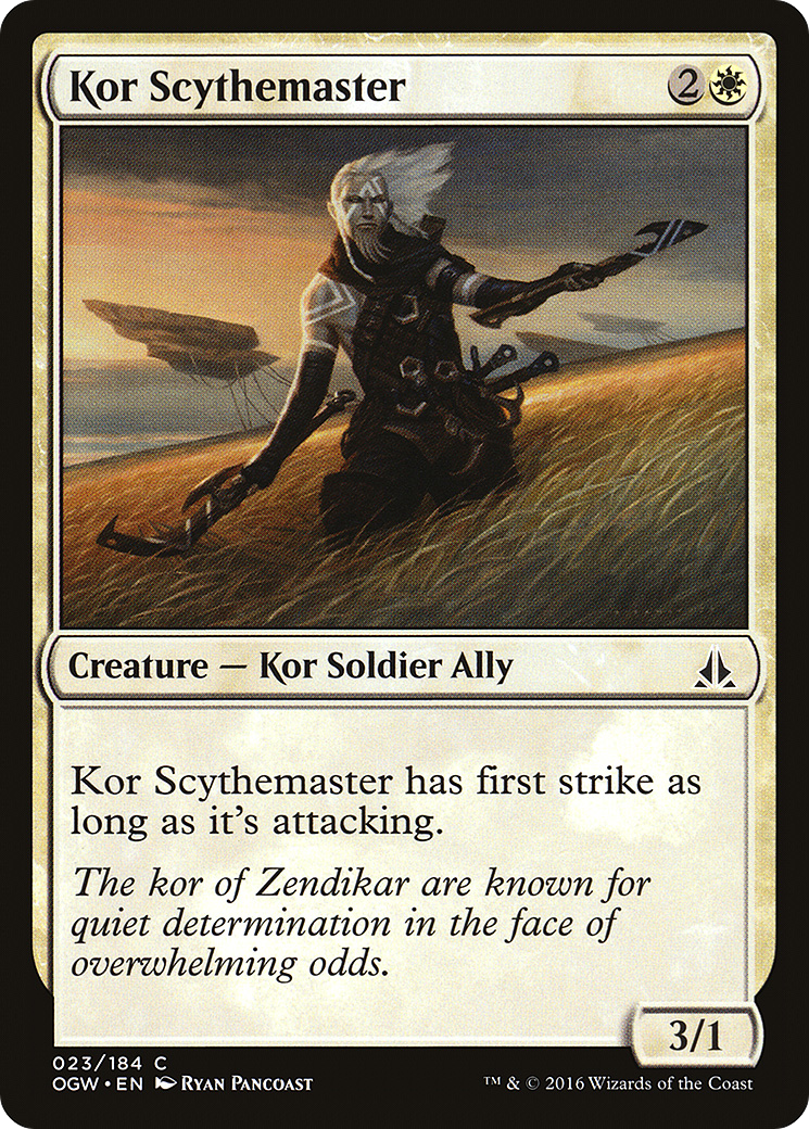 Kor Scythemaster (023) - Oath of the Gatewatch