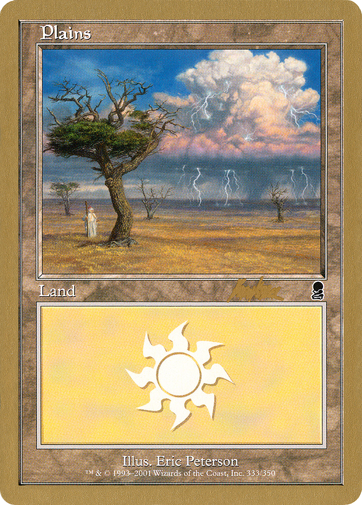 Plains (333) - 2002 Brian Kibler (ODY) (Retro) - World Championship Decks 2002