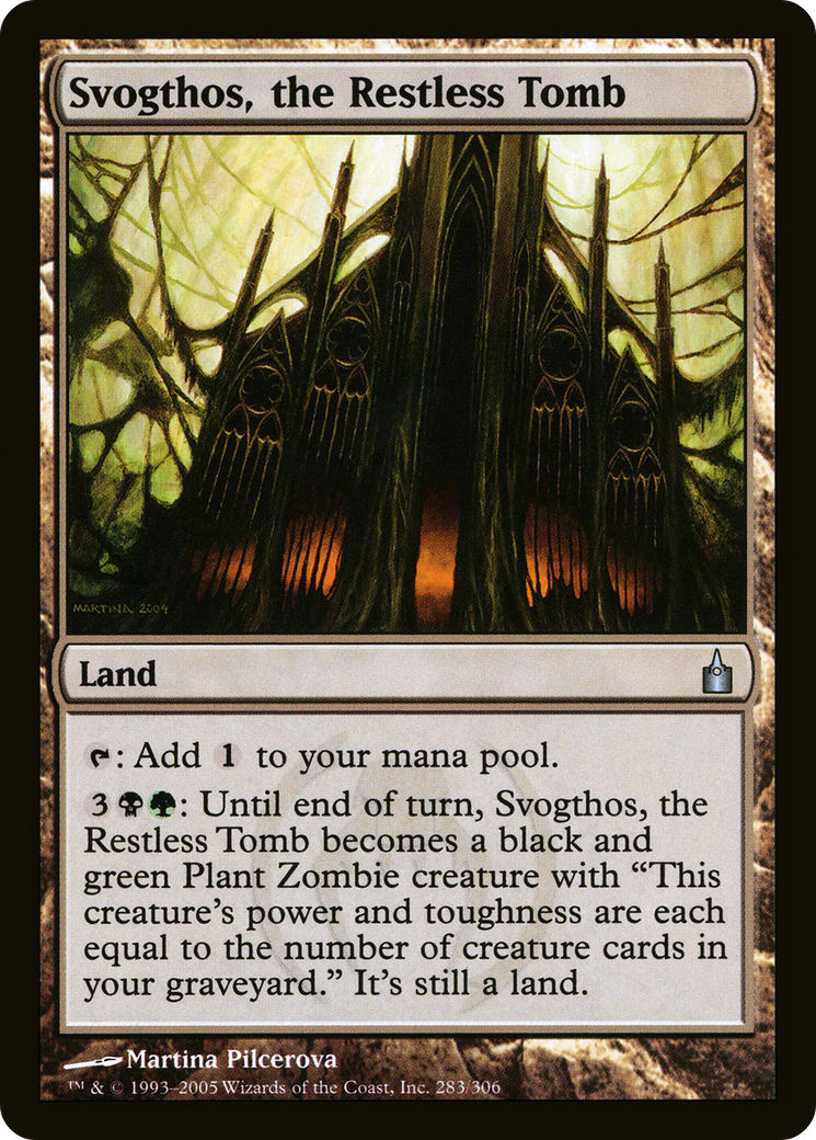 Svogthos, the Restless Tomb (283) Foil - Ravnica: City of Guilds