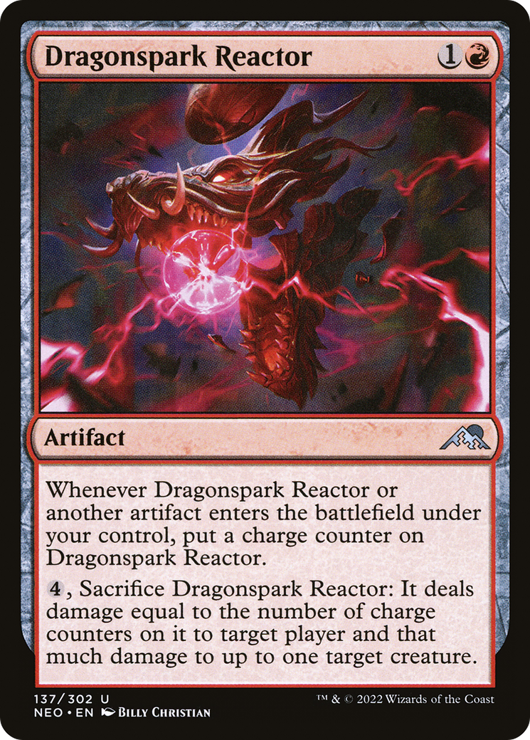 Dragonspark Reactor (137) Foil - Kamigawa: Neon Dynasty