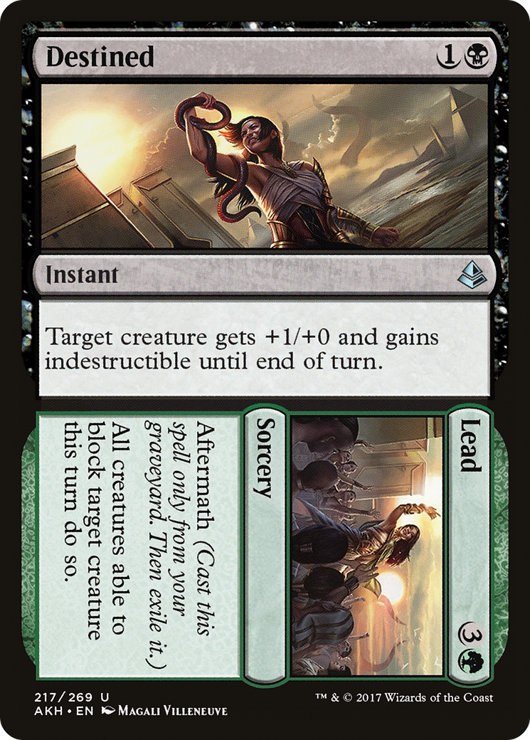 Destined // Lead (217) Foil - Amonkhet