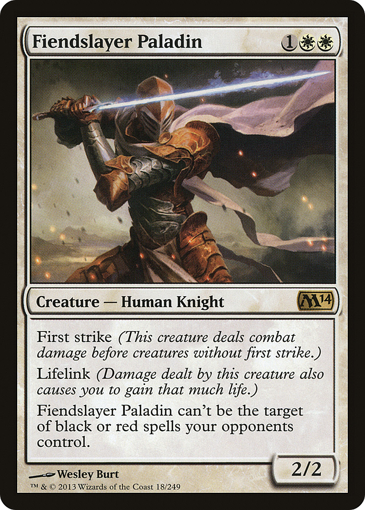 Fiendslayer Paladin (018) Foil - Magic 2014