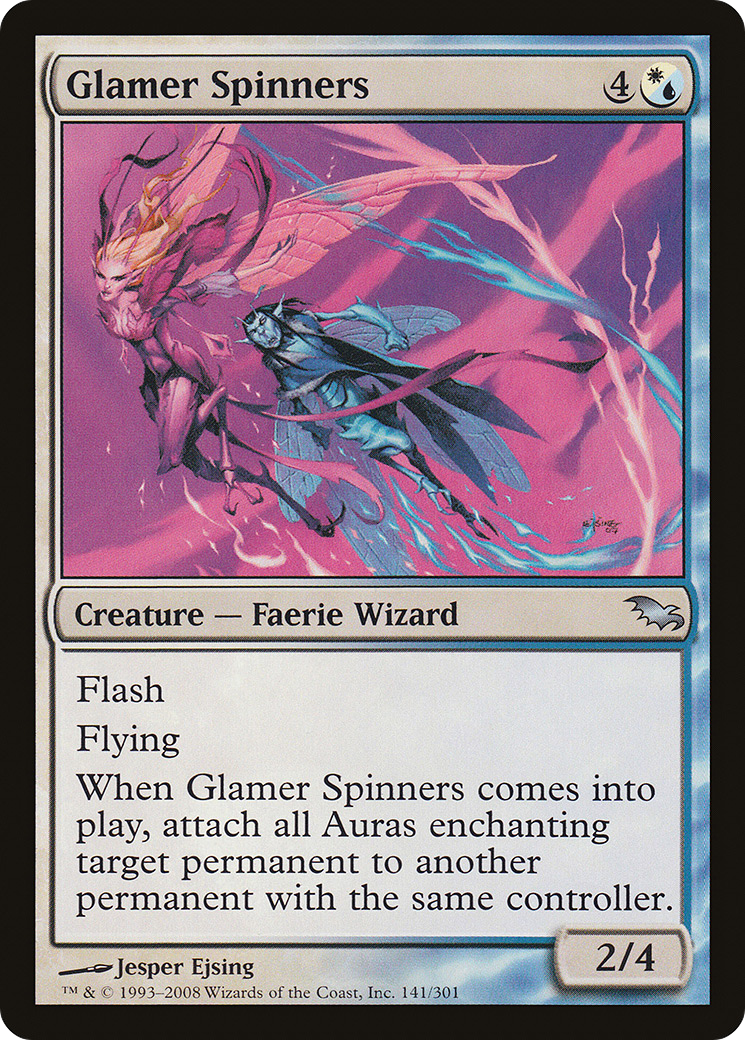 Glamer Spinners (141) Foil - Shadowmoor