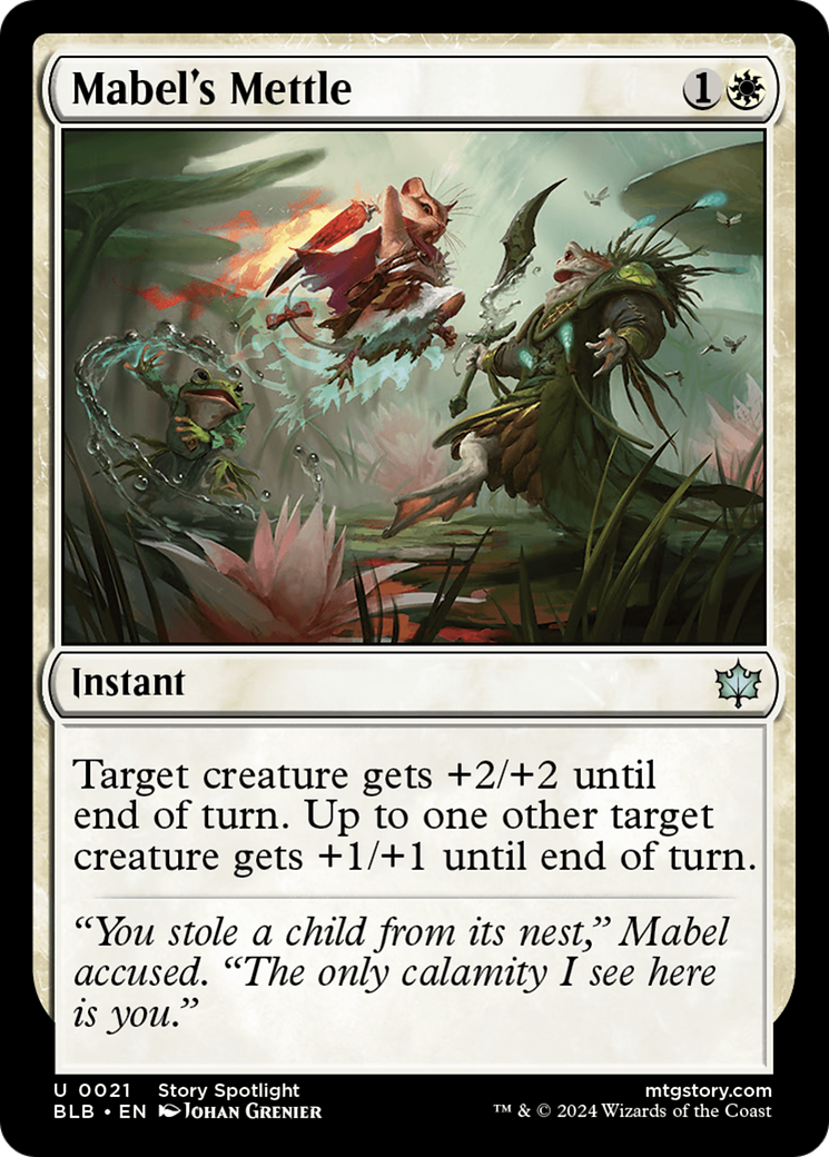Mabel's Mettle (021) Foil - Bloomburrow