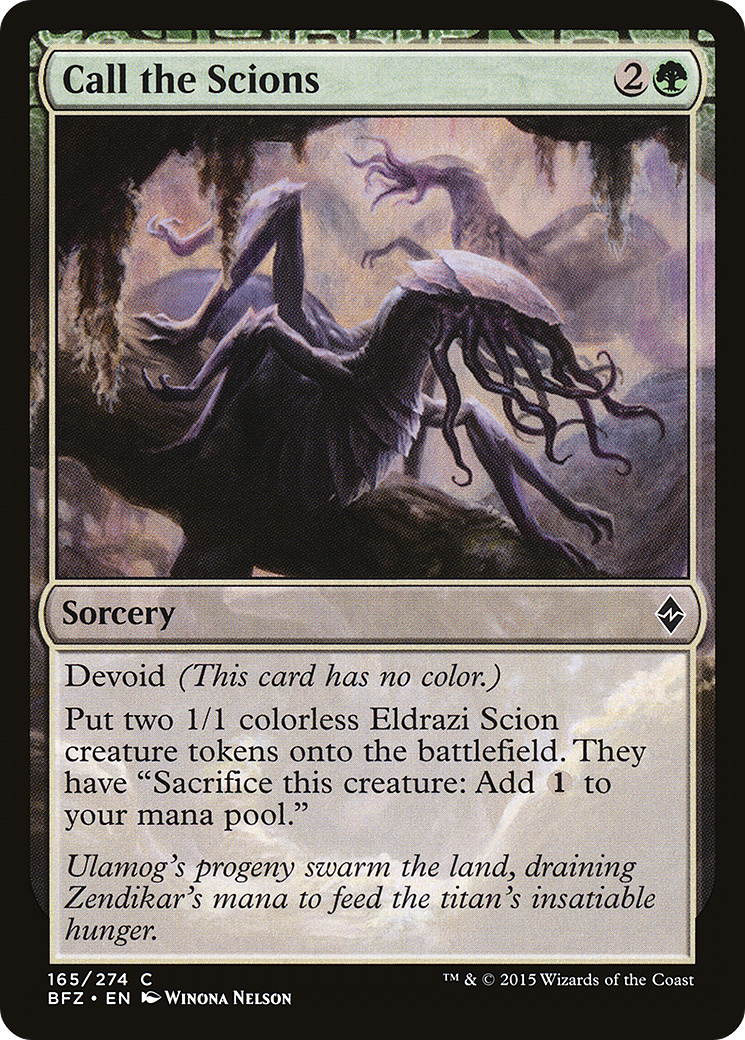 Call the Scions (165) Foil - Battle for Zendikar