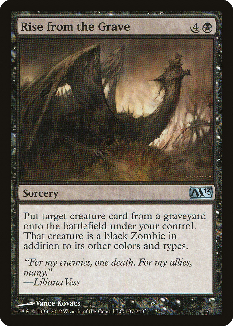 Rise from the Grave (107) Foil - Magic 2013