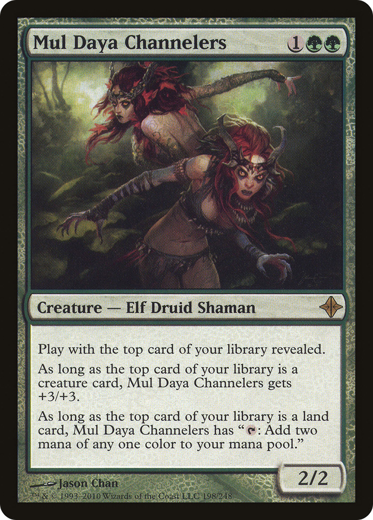 Mul Daya Channelers (198) Foil - Rise of the Eldrazi