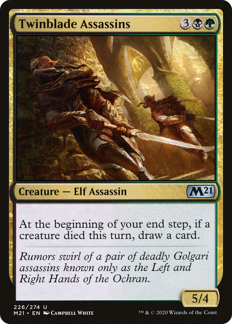 Twinblade Assassins (226) Foil - Core Set 2021