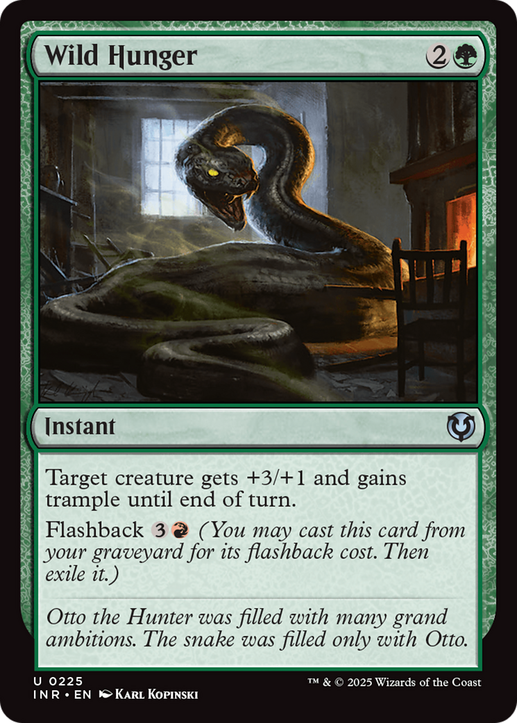 Wild Hunger Foil (225) - Innistrad Remastered
