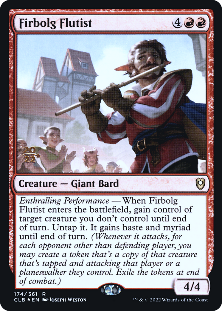 Firbolg Flutist (174) Foil - Battle for Baldur's Gate Promos