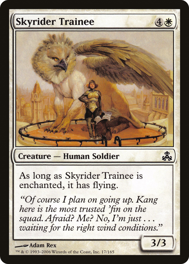 Skyrider Trainee (017) Foil - Guildpact