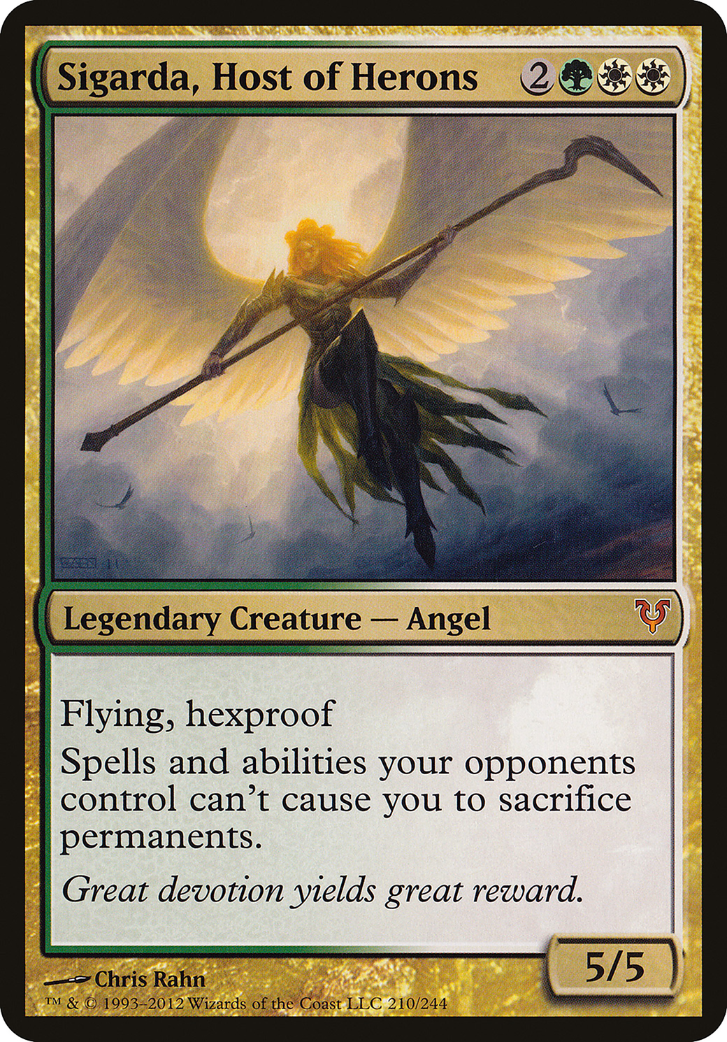 Sigarda, Host of Herons (Avacyn Restored) (210) Foil - Open the Helvault