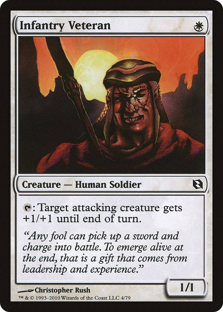Infantry Veteran (004) - Duel Decks: Elspeth vs. Tezzeret