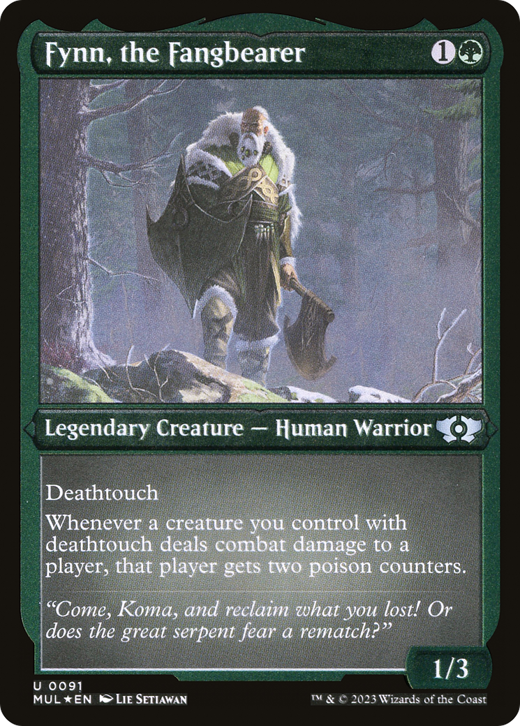 Fynn, the Fangbearer (091) Foil - Multiverse Legends