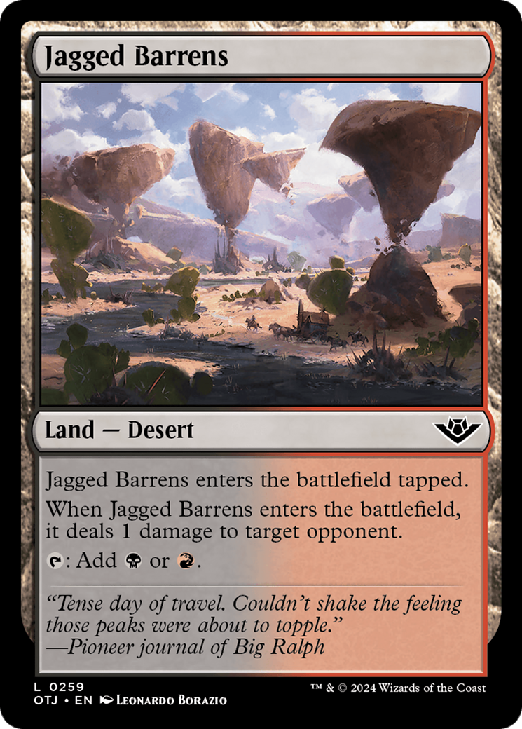 Jagged Barrens (259) - Outlaws of Thunder Junction