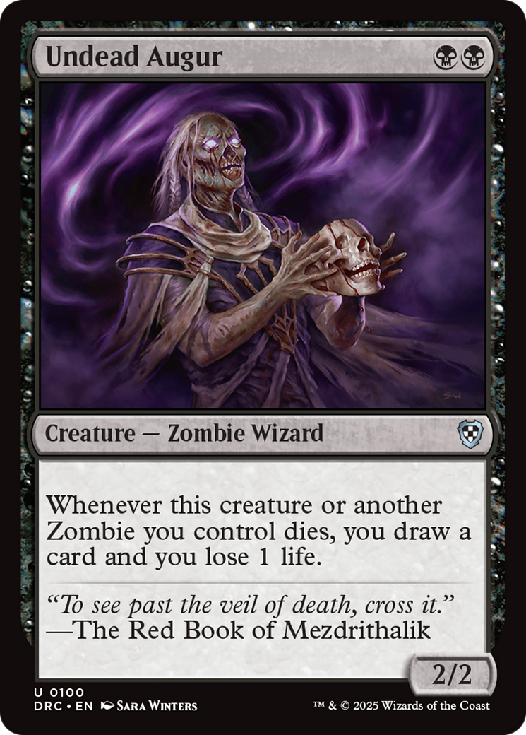 Undead Augur (100) - Commander: Aetherdrift