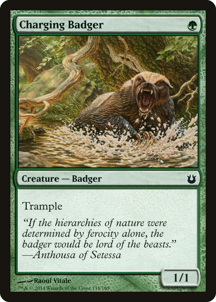 Charging Badger (118) - Born of the Gods