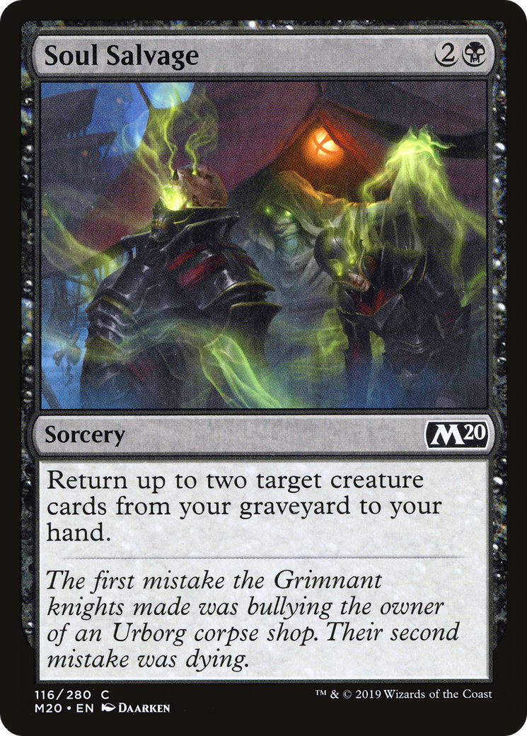 Soul Salvage (116) Foil - Core Set 2020