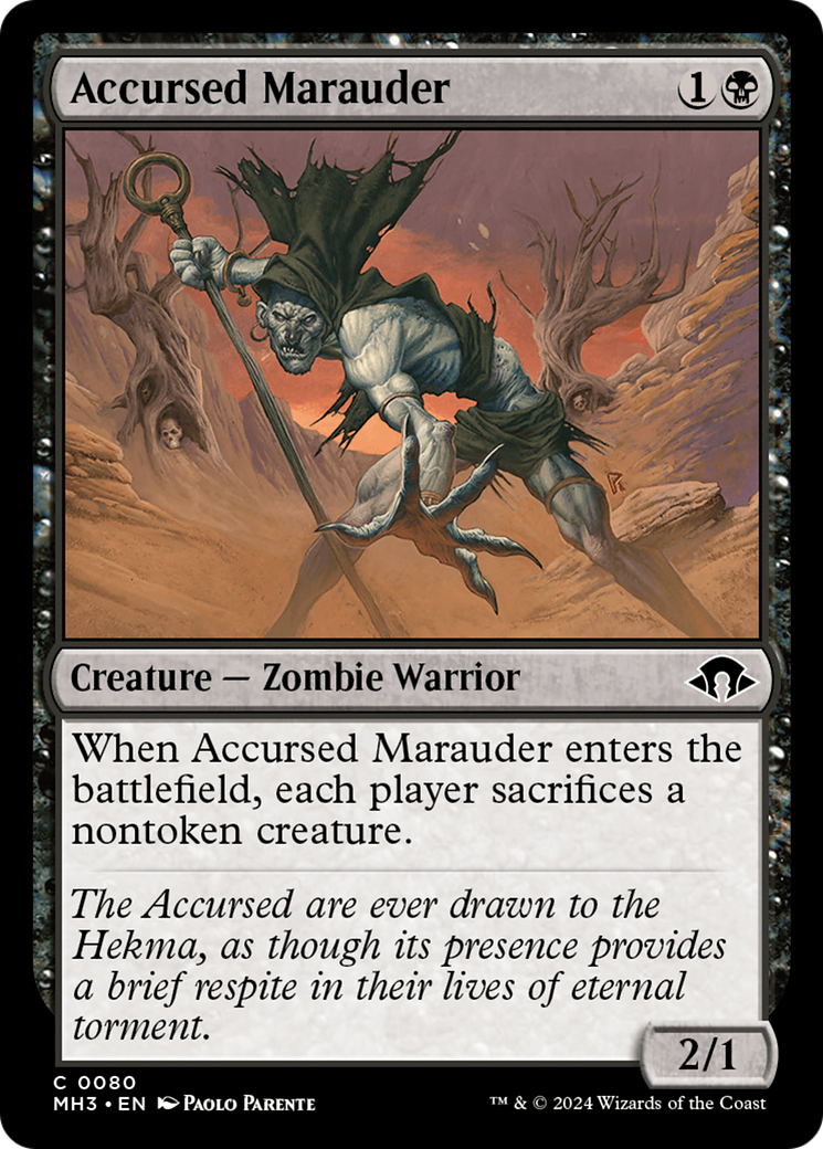 Accursed Marauder (080) Foil - Modern Horizons 3