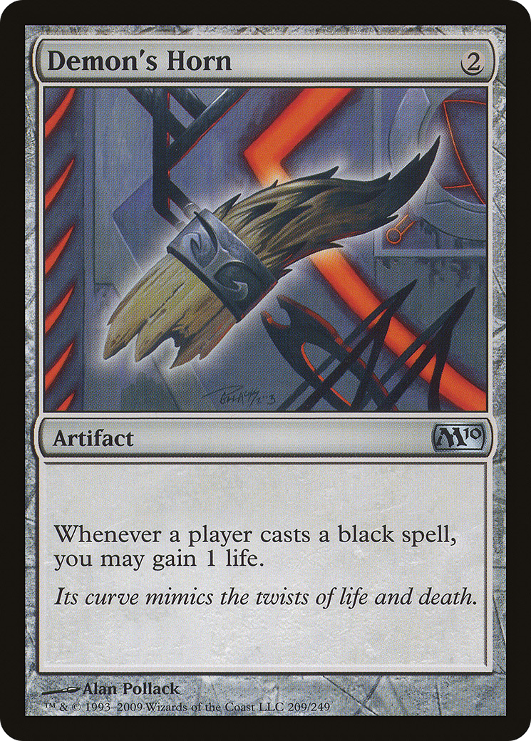 Demon's Horn (209) Foil - Magic 2010