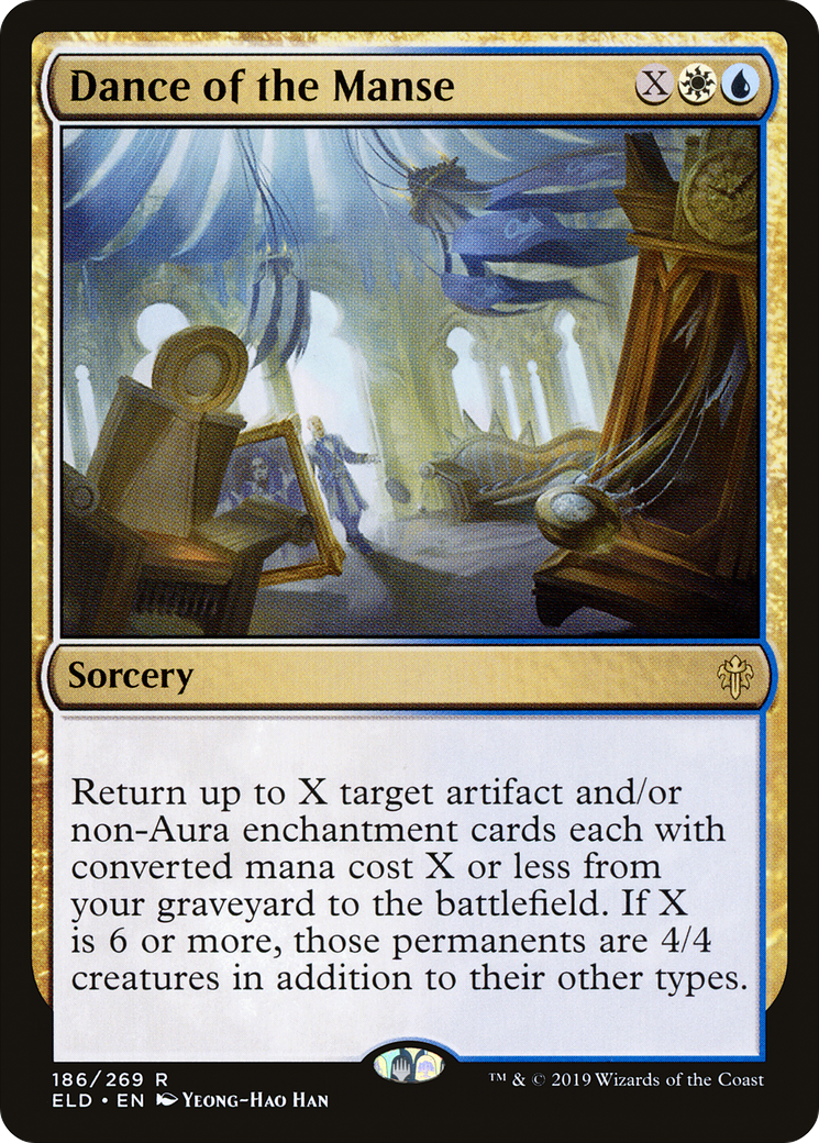 Dance of the Manse (186) Foil - Throne of Eldraine
