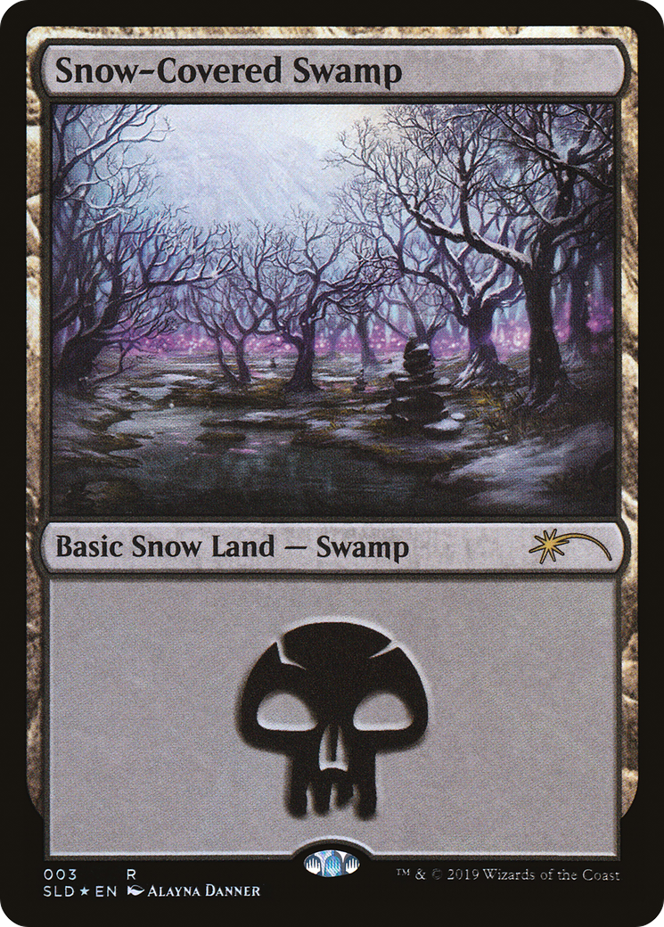 Snow-Covered Swamp (003) Foil - Secret Lair Drop