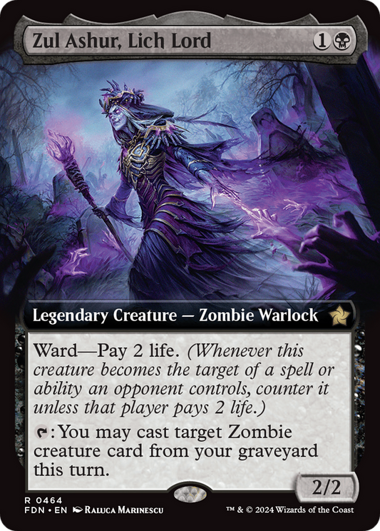 Zul Ashur, Lich Lord: (Extended Art) (464)